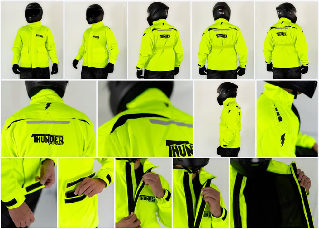 Impermeables para moto vista desde diferentes ángulos