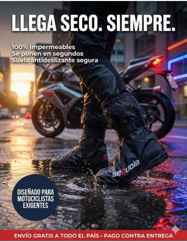 Zapatones Impermeables - Impermeable para moto